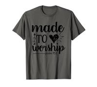 Made to Worship - Bible Verse Faith Motivation Christian T-Shirt