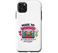 Made To Worship Christian Faith Cassette Design Case for iPhone 11 Pro Max