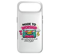 Made To Worship Christian Faith Cassette Design Case for iPhone Air