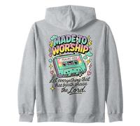 Made To Worship - Christian Streetwear Zip Hoodie