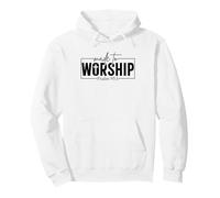 Made To Worship Psalm 95 1 Christian Bible Verse Pullover Hoodie
