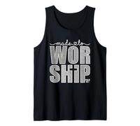 Made to Worship Psalm 95 1 Christian Bible Verse Tank Top