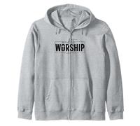Made To Worship Psalm 95 1 Christian Bible Verse Zip Hoodie