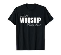 Made To Worship Psalm 95:1 Religious Bible Verse Christian T-Shirt