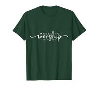 Made to Worship T-Shirt, Men, Dark Green, XX-Large