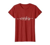 Made to Worship T-Shirt, Women, Cranberry Red, XX-Large
