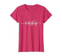 Made to Worship T-Shirt, Women, Red Heather, Large