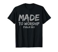 Made to Worship The Lord God Christian Faith Religious T-Shirt