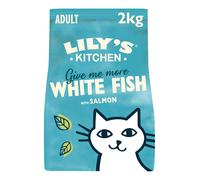 Lily's Kitchen Made with Natural Ingredients Adult Dry Cat Food White Fish with Salmon Grain-Free Recipe 2kg