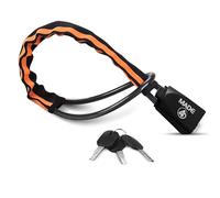 MADE4 Steering Wheel Lock Anti-Theft Device - Heavy Duty Car Steering Lock - Universal Car Security Steering Lock with 3 Keys - Fits Most Vans, SUVs, and Sedans - Tempered Steel Car Lock
