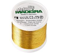 Madeira 025144 200 m Metallic Thread, Gold