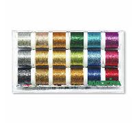 Madeira 18 x 200m Metallic Embroidery Thread Box Set Pack Gift
