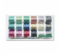 Madeira 18 x 200m Metallic Embroidery Thread Box Set Pack Gift