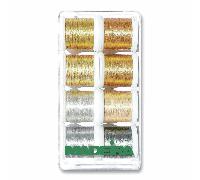 Madeira 8 x 200m Metallic Embroidery Thread Assorted Box Set Packs Gift