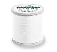 Madeira 9126-8010 2 Ply Aerofil Polyester Sewing & Quilting Thread, 120wt/1100 yd, White