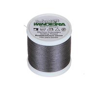 Madeira 9845-1640 2 Ply Polyneon Polyester Embroidery Thread, 40wt/135d 440 yd, Stone Grey