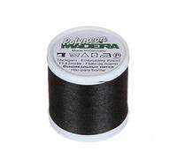 Madeira 9845-1641 2 Ply Polyneon Polyester Embroidery Thread, 40wt/135d 440 yd, Blue Black