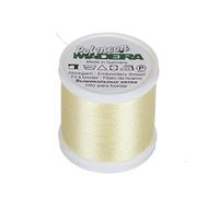 Madeira 9845-1666 2 Ply Polyneon Polyester Embroidery Thread, 40wt/135d 440 yd, Pale Yellow