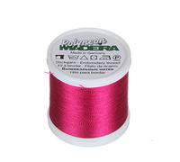 Madeira 9845-1710 2 Ply Polyneon Polyester Embroidery Thread, 40wt/135d 440 yd, Dark Rose