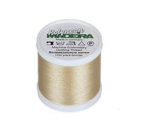 Madeira 9845-1738 2 Ply Polyneon Polyester Embroidery Thread, 40wt/135d 440 yd, Vanilla