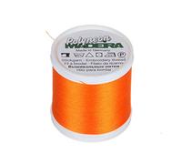 Madeira 9845-1765 2 Ply Polyneon Polyester Embroidery Thread, 40wt/135d 440 yd, True Orange