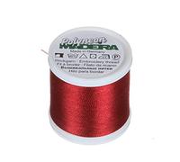 Madeira 9845-1782 2 Ply Polyneon Polyester Embroidery Thread, 40wt/135d 440 yd, Light Burgundy