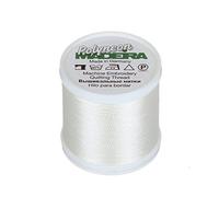 Madeira 9845-1803 2 Ply Polyneon Polyester Embroidery Thread, 40wt/135d 440 yd, Off White