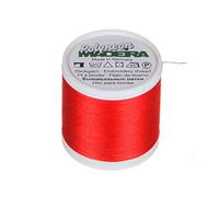 Madeira 9845-1838 2 Ply Polyneon Polyester Embroidery Thread, 40wt/135d 440 yd, Poppy Red