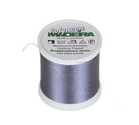 Madeira 9845-1840 2 Ply Polyneon Polyester Embroidery Thread, 40wt/135d 440 yd, Steel