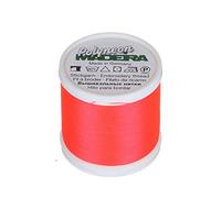 Madeira 9845-1907 2 Ply Polyneon Polyester Embroidery Thread, 40wt/135d 440 yd, Neon Flame
