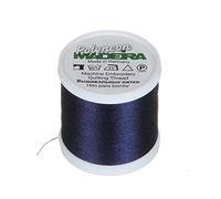 Madeira 9845-1967 2 Ply Polyneon Polyester Embroidery Thread, 40wt/135d 440 yd, Navy Blue