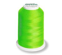 Madeira Aerolock 125 Polyester Serger Sewing Thread | 1320 Yards | 9118-9950 Neon Green