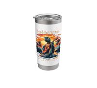 Madeira Beach Florida Vacation Turtle Stainless Steel Insulated Tumbler