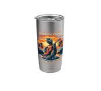 Madeira Beach Florida Vacation Turtle Stainless Steel Insulated Tumbler