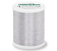 Madeira Brilliant No.40 Thread-Polyamide Blend, for Machine Sewing and Embroidery Projects, Alu