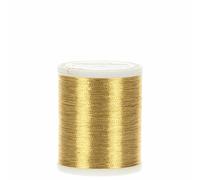 Madeira Brilliant No.40 Thread-Polyamide Blend, for Machine Sewing and Embroidery Projects, Polyester, Gold6