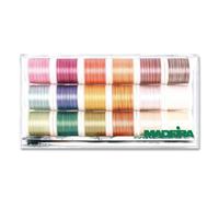 Madeira C/BOX COTONA N50 - Clear Box: Cotona No.50: 18 x 200m: Spools Madeira Multicolor