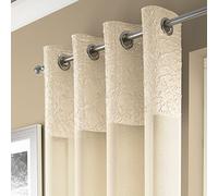 Madeira Eyelet Voile Panel - Champagne - 72"/183cm