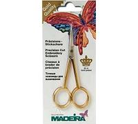 Madeira Gold Plated Straight Embroidery Scissors