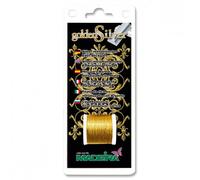 Madeira Thread-Silver Coating, for All Household Sewing and Embroidery Machines, Polyester Blend, Gold