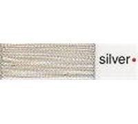 Madeira Metallic Brilliant No.40 Thread - Polyamide Blend, for Machine Sewing and Embroidery Projects, Silver, 1000m - 1 Piece