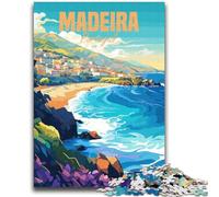 Madeira Portugal Coast 2000 Pieces Jigsaw Puzzles For Teens And Adults, Stress Reliever Difficult Challenge for Home Decoration for 14+ 2000pcs(70x100cm)