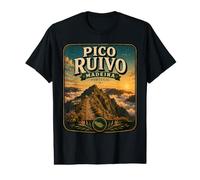 Madeira Portugal Pico Ruivo Vintage Atlantic Island Travel Value Graphic T-Shirt