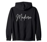Madeira Portugal Souvenir travel Vacation Tourist Europe Men Zip Hoodie