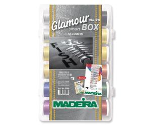 Madeira Smartbox - Glamour - No.20 18 x 200m - Spools +Needles - Threads - 8066