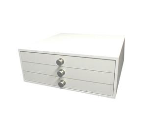 Madeira White Wooden Rayon Treasure Chest 180 x 200m