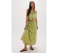 Madelyn Cotton Maxi Skirt Set at Free People in Overdye Palm Oasis, Size: Large - female
