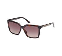 Madelyn Retro Square Sunglasses - unisex - Guess - Sunglasses - Brown - 55 MM - Accessories 55 MM