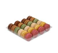 mademoiselle macaron Classic Macaron Tray Tray of 24 Macarons in 6 Flavours