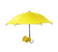 madeokoltd Mini Sun Shade Mobile Phone Holder Sun Umbrella Suction Cup Portable Cute Decor (Yellow)